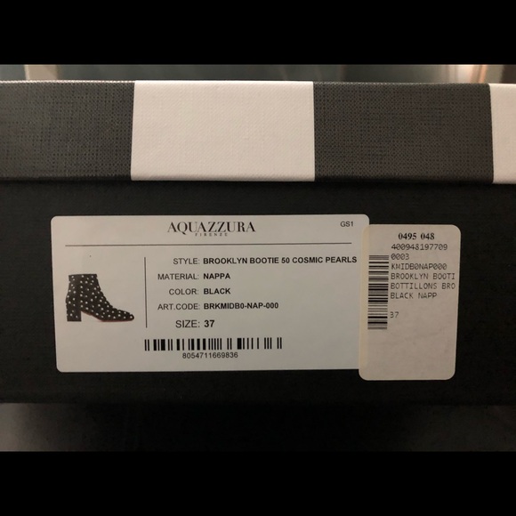 Black Brooklyn Pearl/Embroidered Boots - Picture 7 of 7